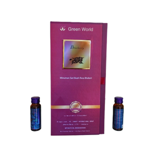 Green World Blueberry Concentrate Kemasan Terbaru
