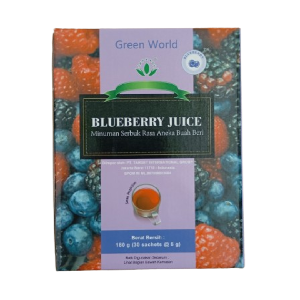 Green World Blueberry Juice Kemasan Terbaru