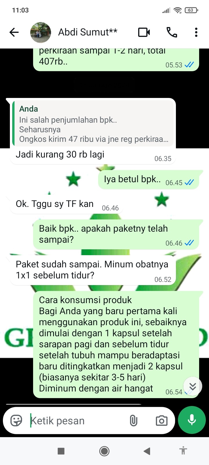 Testimoni Pelanggan