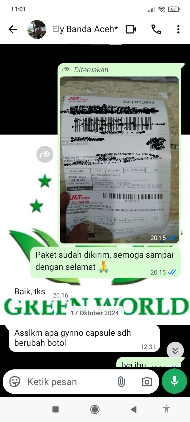 Testimoni Pelanggan